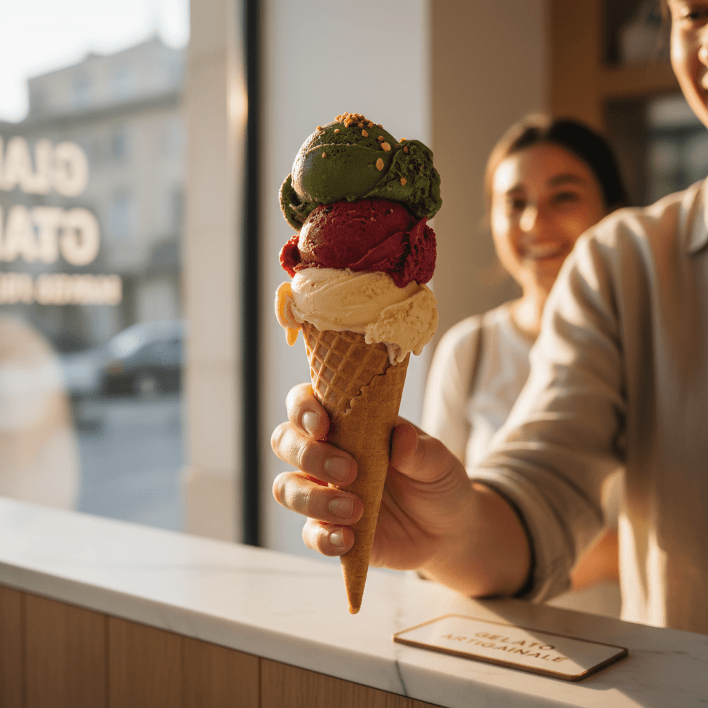 Gelato e caffè